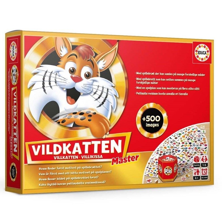 Villkatten Master - 500 brikker - for barn og voksne