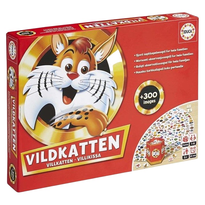 Villkatten Classic - 300 brikker - for hele familien